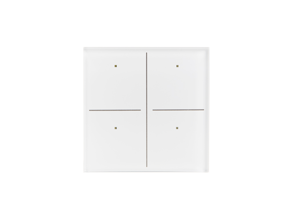 [VMBGP4-W-20] Glass Panel control module with 4 touch keys (White Edition)
