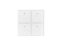 Glass Panel control module with 4 touch keys (White Edition)
